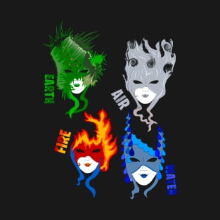 Earth, air, fire, water T-Shirt