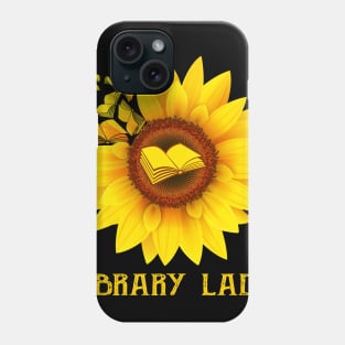 Library Lady - Sunflower Library Lady Phone Case