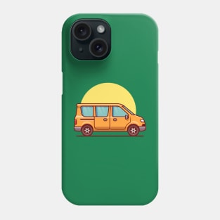 Van Car Cartoon Illustration Phone Case