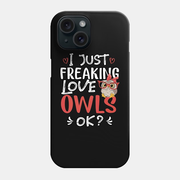 Owls Ok Kawaii Lover Phone Case by Mitchell Akim