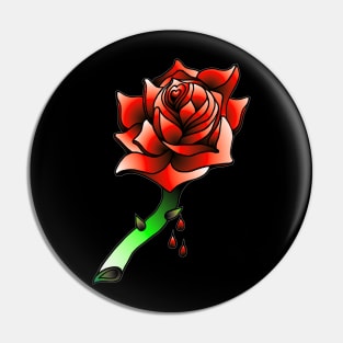 Old School Rose Tattoo Design. Pin