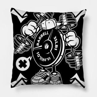 Work Hard Train Harder - Gym Workout Pillow