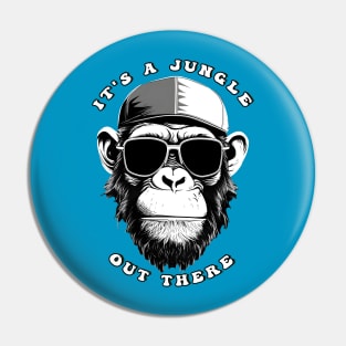 Jungle-Inspired Monkey Design Pin