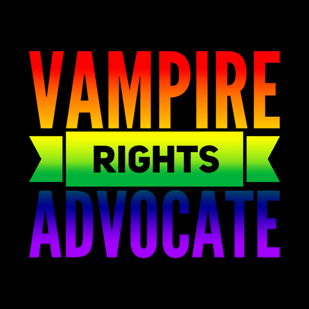 Vampire Rights Advocate (Rainbow) by NerdPancake