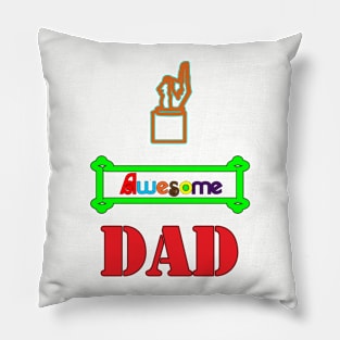 Awesome Dad Pillow