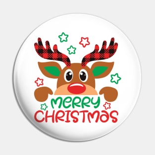 Oh deer Merry christmas Pin