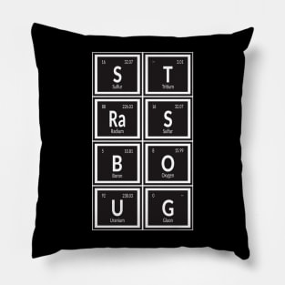 Strasbourg City | Periodic Table Pillow