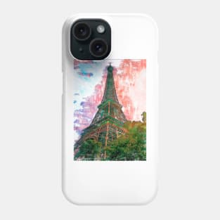 Eiffel Tower Red Sky Paris. For Eiffel Tower & Paris Lovers. Phone Case