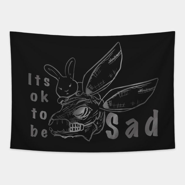 It’s ok to be SAD Tapestry by Xatutik-Art