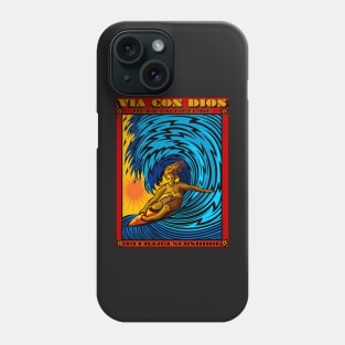 SURFING MEXICAN PIPELINE PUERTO ESCONDIDO MEXICO Phone Case