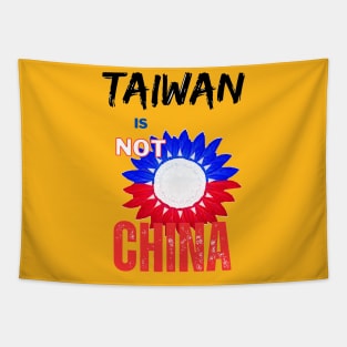 Tiawan is not China - Sunflower of Taiwanese independence Tapestry