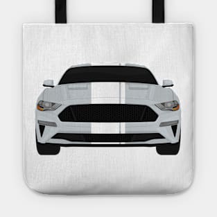 Mustang GT Iconic-Silver + White Stripes Tote