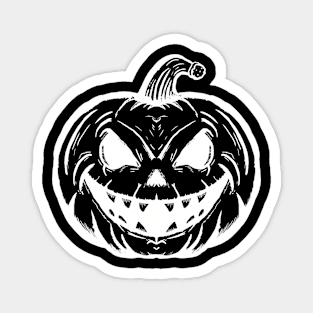 Grinning Jack O' Lantern Magnet