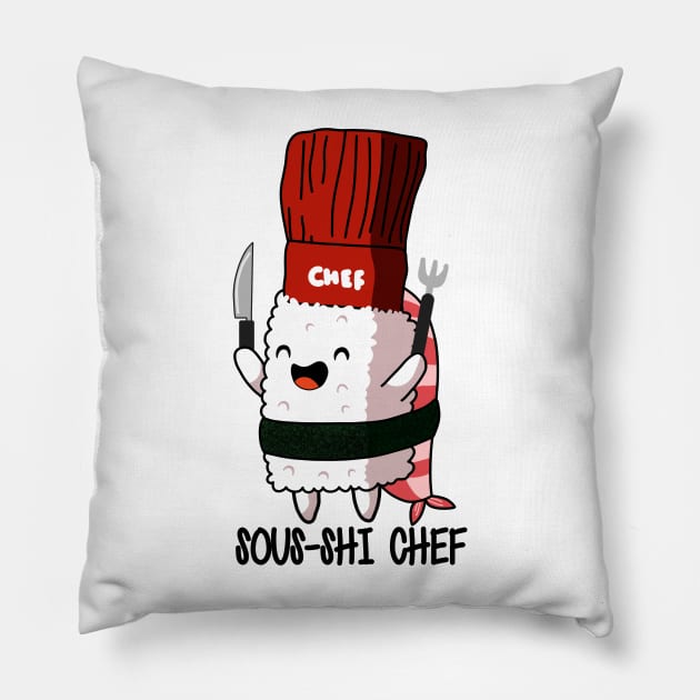 Sous-shi Chef Pillow by medimidoodles