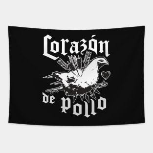 Corazon de pollo Tapestry