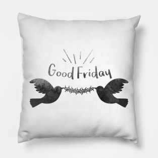 Good Friday Birds Pillow