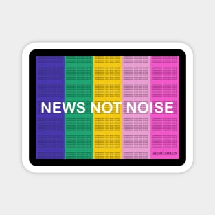 Color Bar News Not Noise Magnet