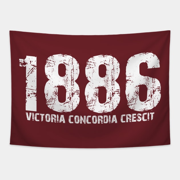 Victoria Concordia Cresit Tapestry by TerraceTees