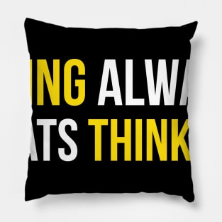 Doing Always Beats Thinking | Garyvee Pillow