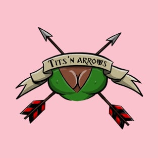 Tits 'n Arrows (Dark Skin) T-Shirt