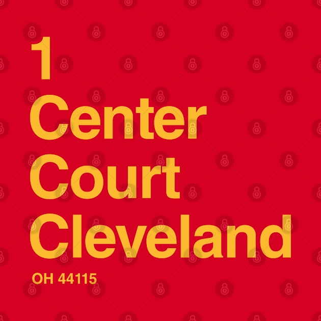 Cleveland Cavaliers Basketball Arena by Venue Pin