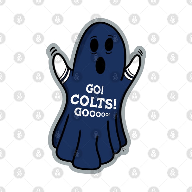 Ghost Indianapolis Colts by Rad Love