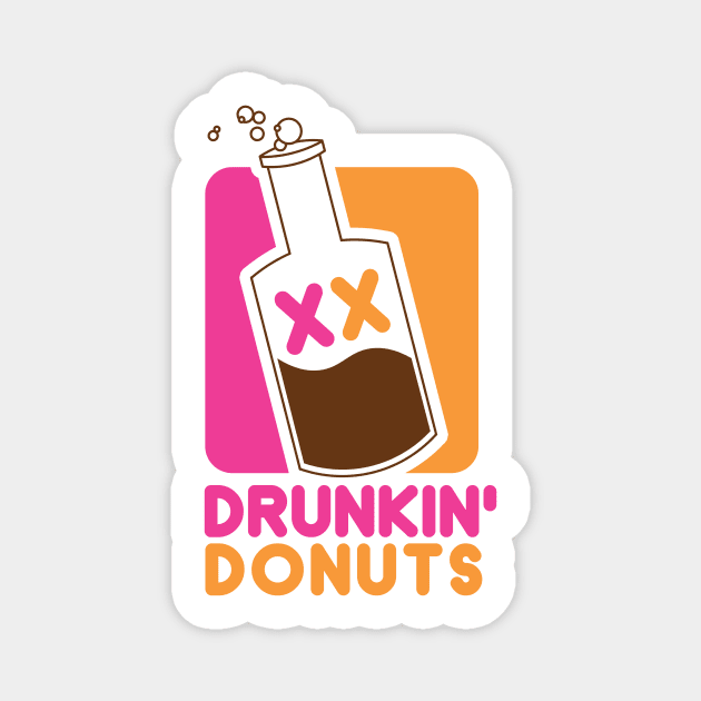 Drunkin Donuts Magnet by Doc Multiverse Designs