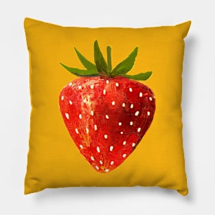 Sweet red strawberry Pillow