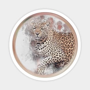 Leopard Panther Wild Animal Safari Africa Jungle Magnet