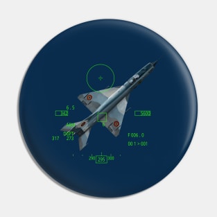 F-16 Viper close lock on Mig 21 Pin