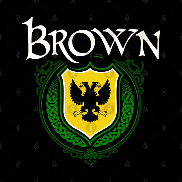 Brown Family Irish Coat of Arms by Celtic Folk