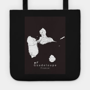 Guadeloupe France Island Map Tote