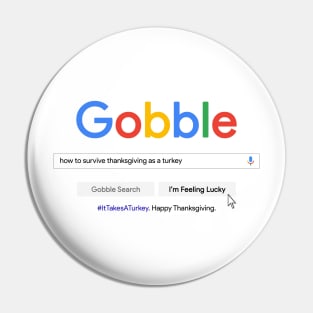 Gobble Search - Turkey Survival Pin