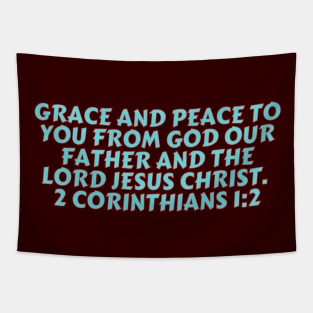 Bible Verse 2 Corinthians 1:2 Tapestry