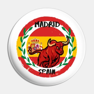 Madrid Spain Bull Pin