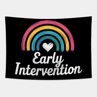 Rainbow Early Intervention Heart Teacher Interventionist Tapestry