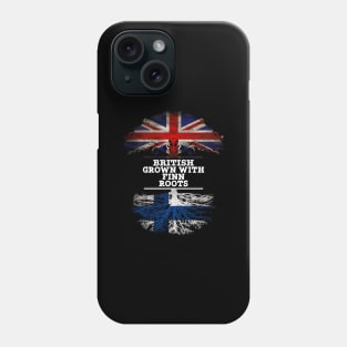 British Grown With Finn Roots - Gift for Finn With Roots From Finland Phone Case