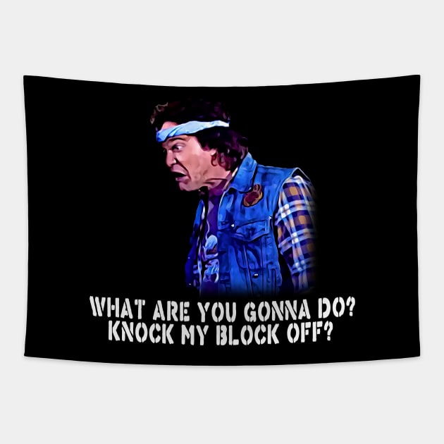 Knock My Block Off 1 Tapestry by BigOrangeShirtShop