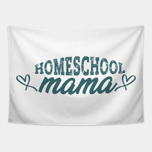 Homeschool mama Tapestry by Crazy Shirts For All