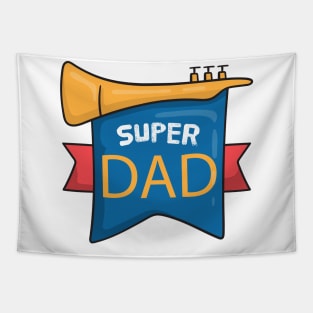 father's day gift - super dad - happy father's day Tapestry