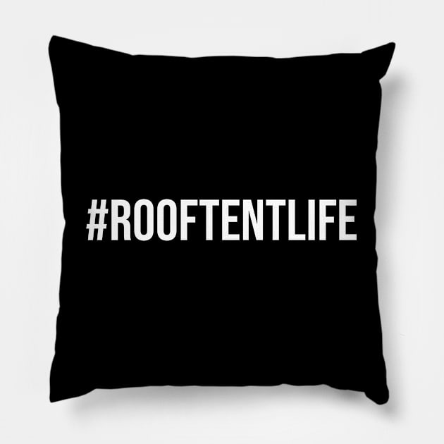 Cool roof tent Camping Vanlife Shirt Pillow by thefriendlyone