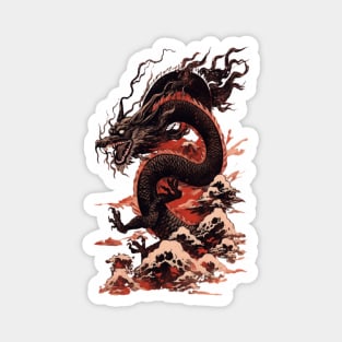 dragon in Asian style Magnet
