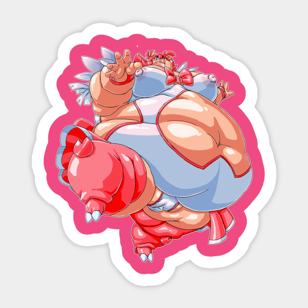 BUHI-CURE - Fat Man Shemale - Sticker | TeePublic BUHI-CURE - Fat Man Shemale - Sticker | TeePublic