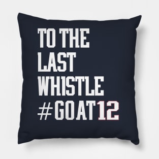 Greatest Of All Time #GOAT12 GOAT GOAT12 Adult Tee Shirt Pillow