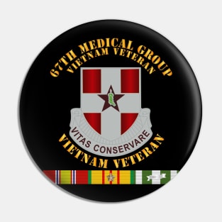 67th Medical Group - Vietnam Vet w SVC Ribbons Pin