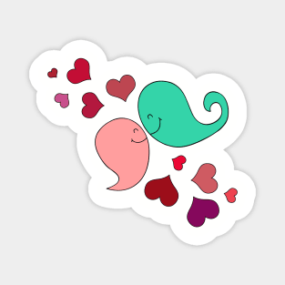 Ghost love, extraornidary feelings print, inlove Magnet