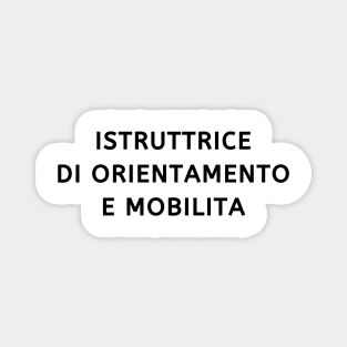 ISTRUTTRICE DI ORIENTAMENTO E MOBILITA Magnet