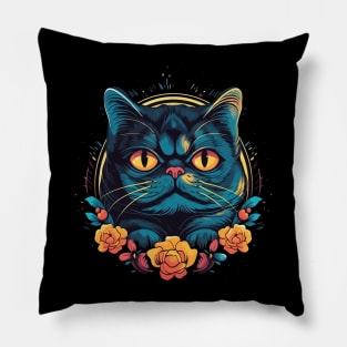 Exotic Shorthair Smiling Pillow