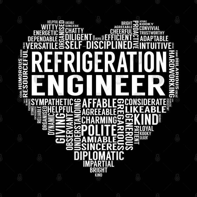 Refrigeration Engineer Heart by LotusTee