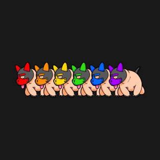 Gay Pup Rainbow Pride T-Shirt